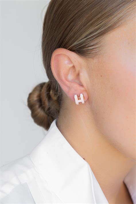 hermes earrings pop h